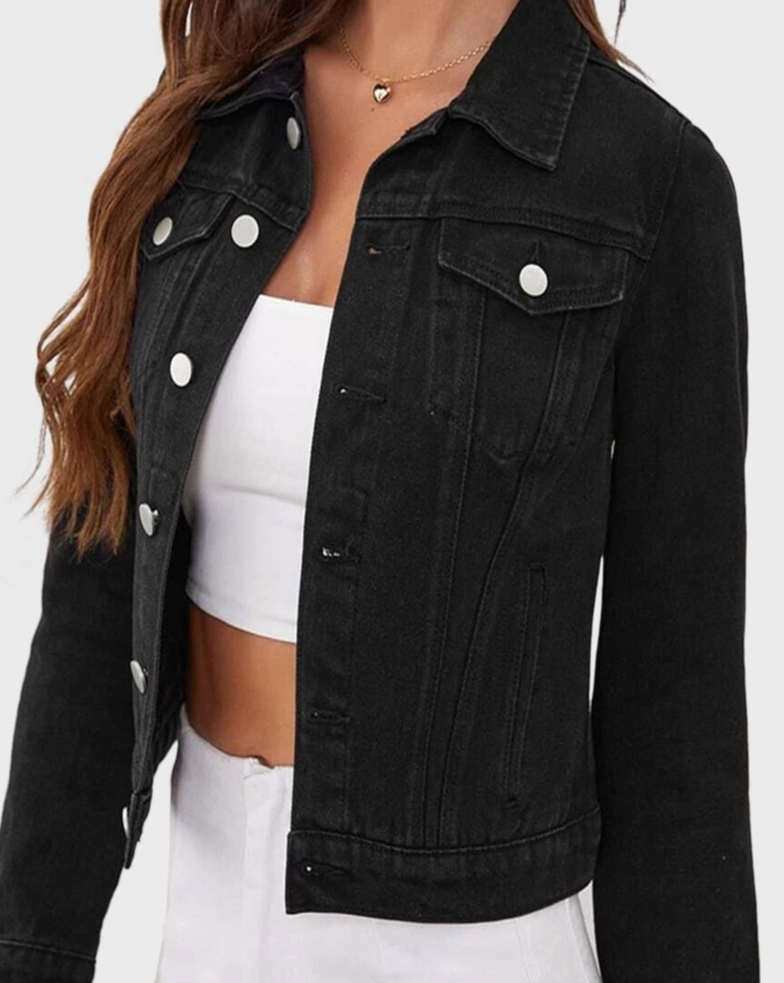 Buy Black Jackets & Coats for Women by BUYNEWTREND Online