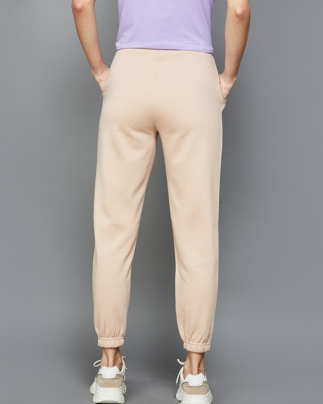 Buy Mid Blue Trousers & Pants for Women by Ginger by Lifestyle Online |  Ajio.com