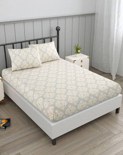 Buy Grey Bedsheets for Home Kitchen by Ever Home Online