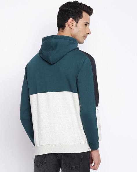 Buy Teal Sweatshirt Hoodies for Men by Cantabil Online