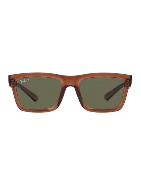 Buy Ray-Ban 0RB439666789A57 Men Polarized Green Lens Rectangle