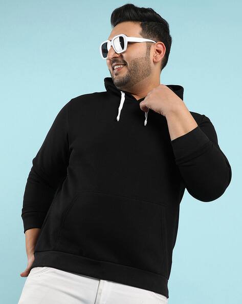 Instafab Plus Hooded-Neck Sweatshirt with Drawstring