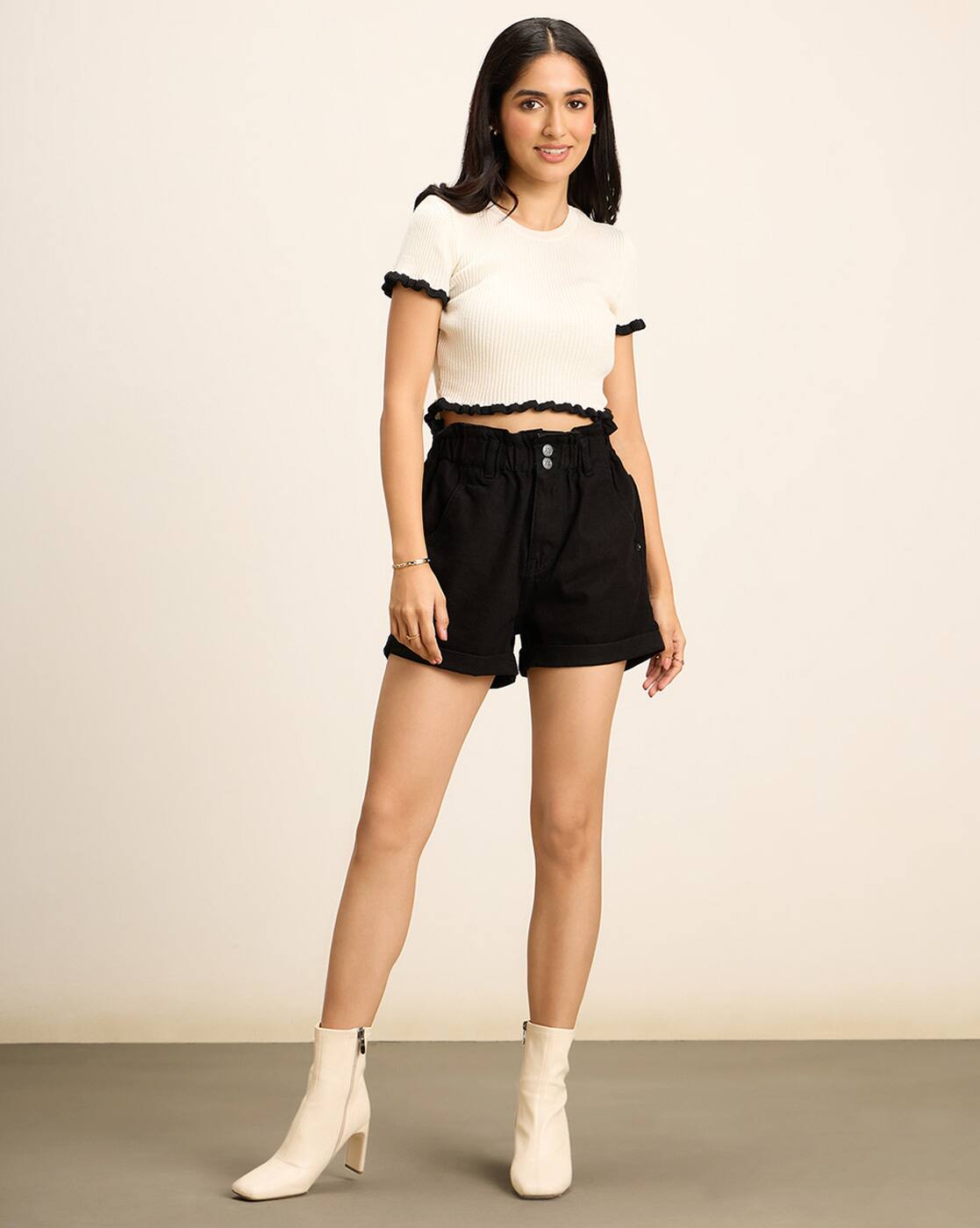 Jean Shorts Forever 21 Black High Waisted Shorts Forever 21 Black