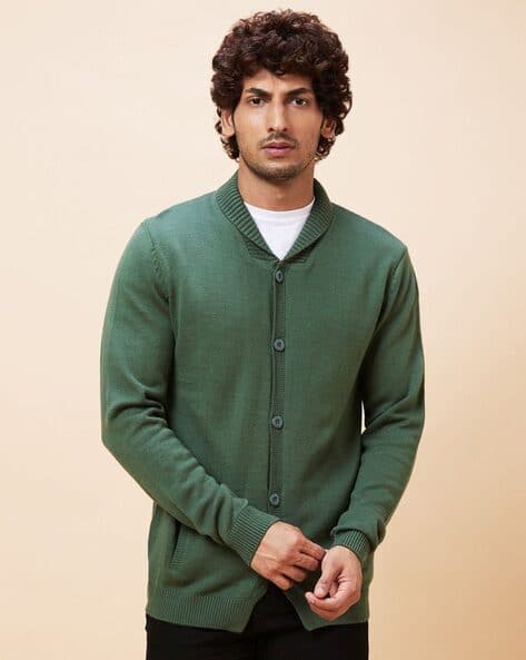 Buy Green Sweaters Cardigans for Men by GLOBUS Online