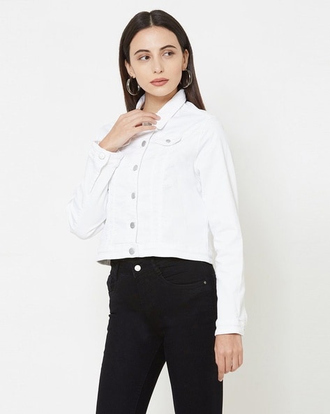 Buy White Jackets & Coats for Women by GAP Online | Ajio.com