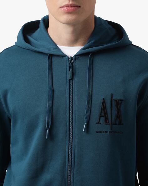 Zip Up Hoodie with Icon Logo