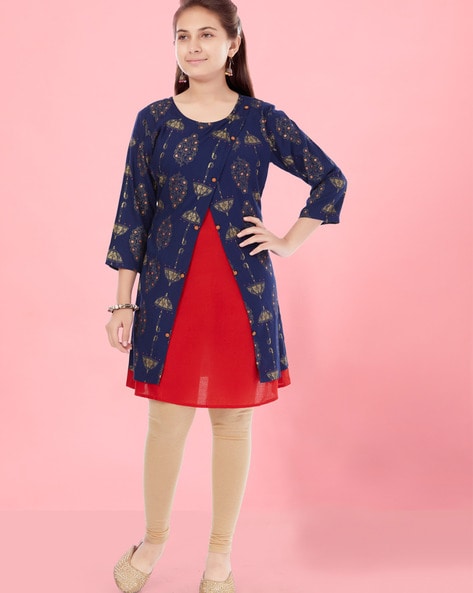 Buy Grey Ethnic Wear Sets for Girls by Trivety Online | Ajio.com