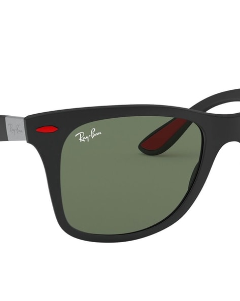 Buy Ray Ban Men UV Protected Square Sunglasses 0RB4195M Green Color Men AJIO LUXE