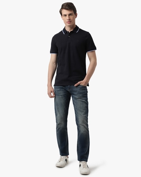 armani jeans polo shirt muscle fit