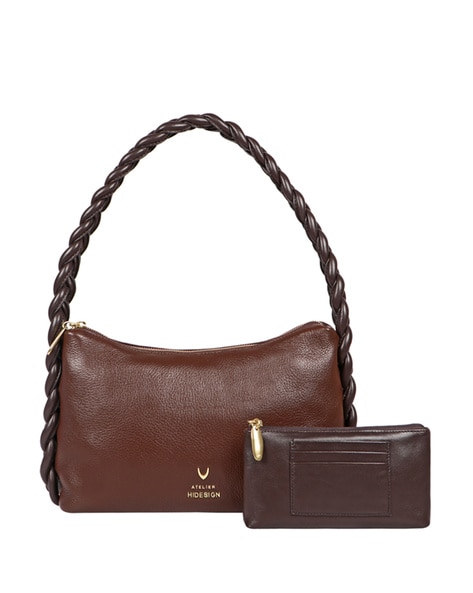 Hidesign Leather Fashion Women's Briefcase Bag & Shoulder Bag with a  Detachable & Adjustable Shoulder Strap - size ( 12