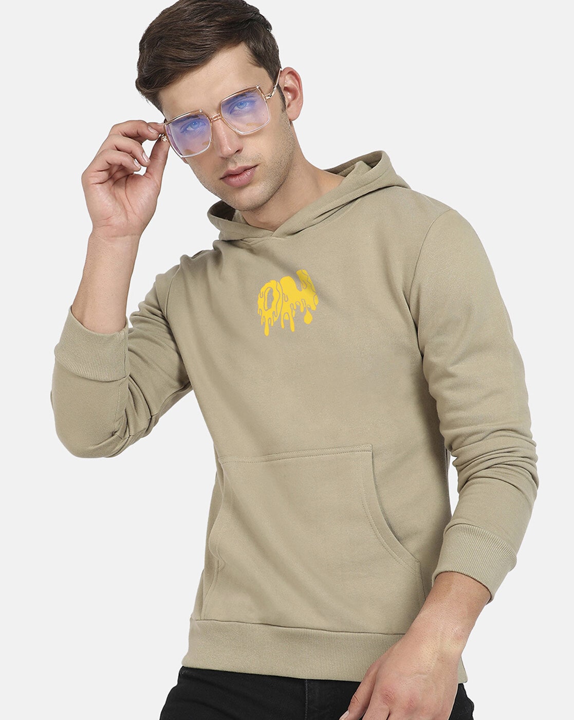 Buy Green Sweatshirt & Hoodies for Men by Campus Sutra Online