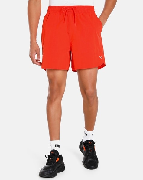 Puma track store shorts red