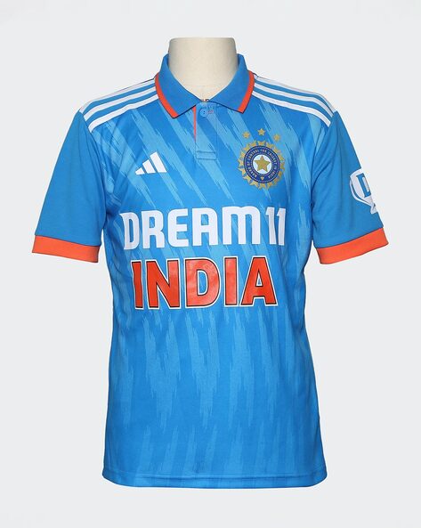 Adidas Kids India Cricket ODI Jersey