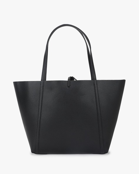 Armani exchange shop black tote bag