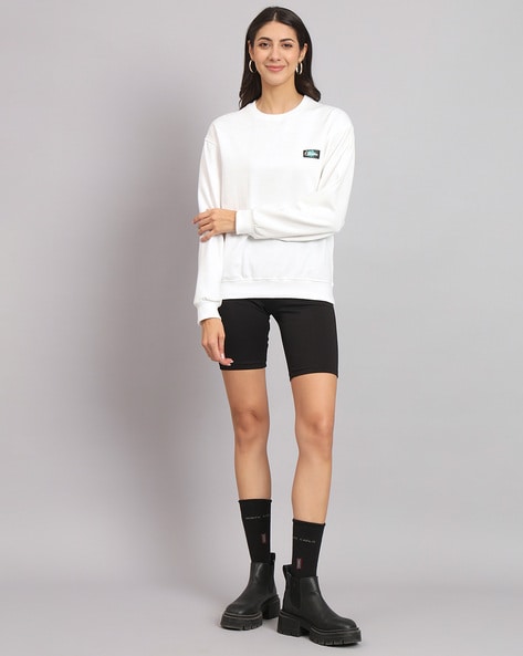 Buy White Sweatshirt & Hoodies for Women by OBAAN Online | Ajio.com