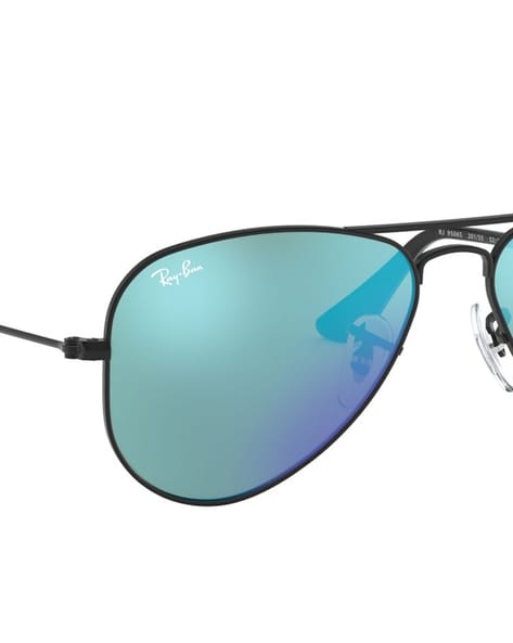 Buy Ray-Ban Black On Transparent Blue Sunglasses (0RB4487-Square-Black  Frame-Blue Lens-53: 54 mm) Online