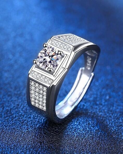 American diamond ring for on sale men