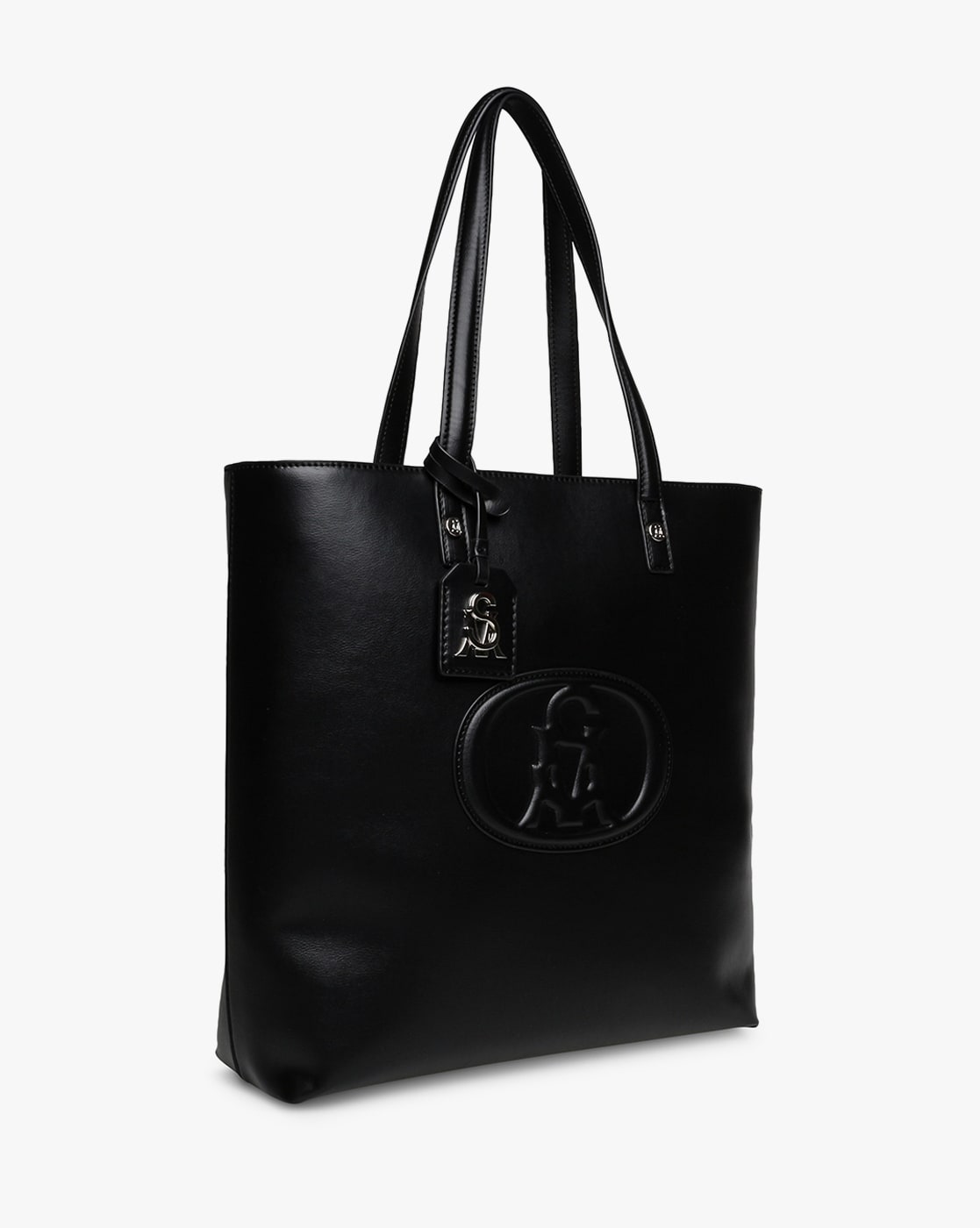 Patent leather handbag Armani Jeans Black in Patent leather - 39247959