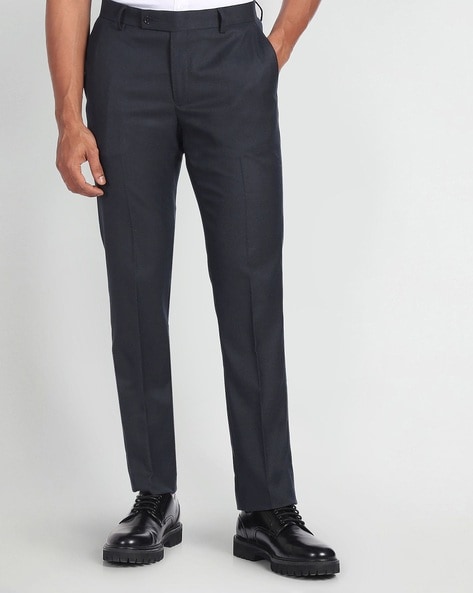 Buy Arrow Men's Regular Trousers (ARAFTR2112_Charcoal at Amazon.in