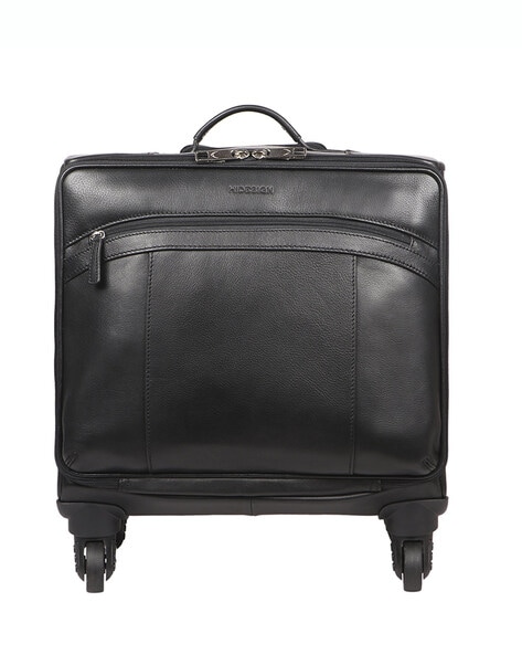 Leather trolley 2025 bags online india