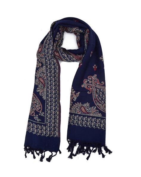 Printed Stole with Tassels Price in India