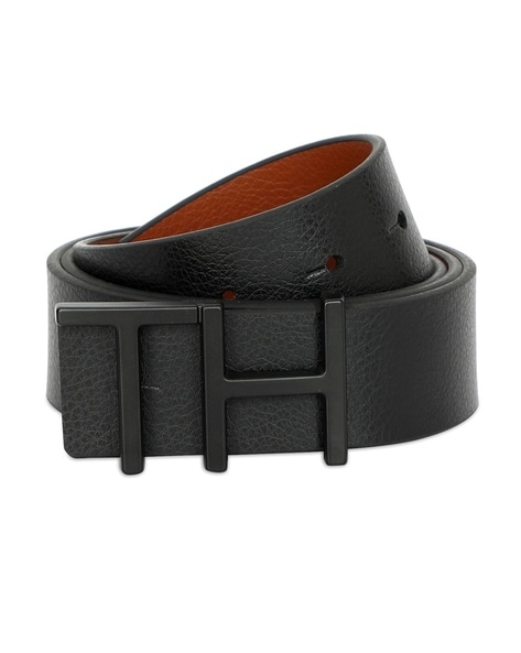 Tommy hilfiger men's leather reversible deals belt