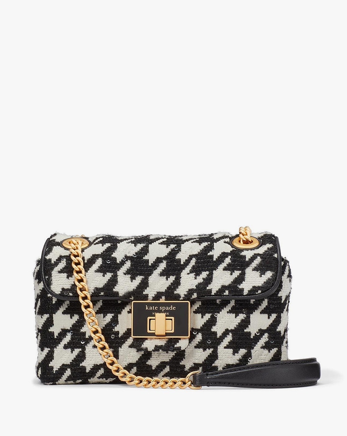 Buy KATE SPADE Manhattan Houndstooth Large Tote Bag | White Color Women |  AJIO LUXE