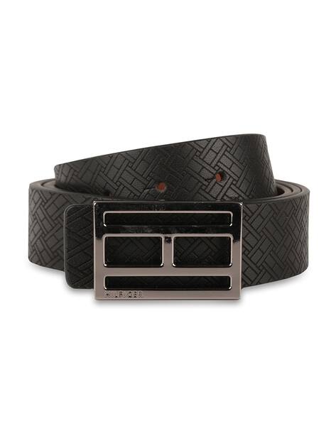TOMMY HILFIGER Men Geometric Leather Reversible Belt