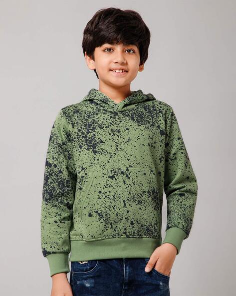 Boys clearance green hoodie