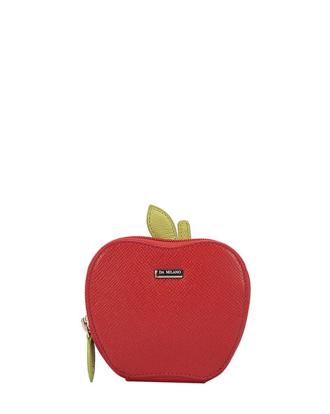 Apple Shaped Clutch With Bold Pearl- Silver | Konga Online Shopping