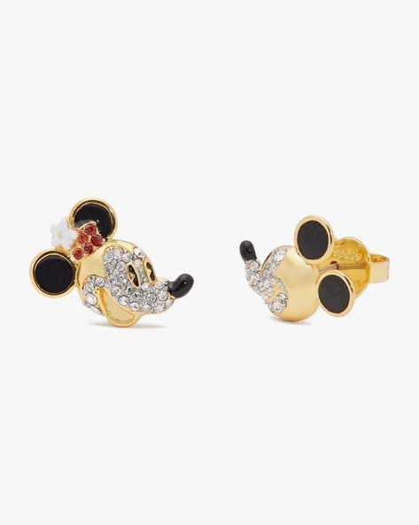 kate spade new york Loves Me Knot Stud Earrings, Gold at John Lewis &  Partners