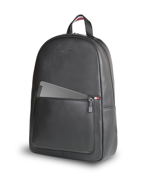 Tommy hilfiger men's leather backpack hot sale