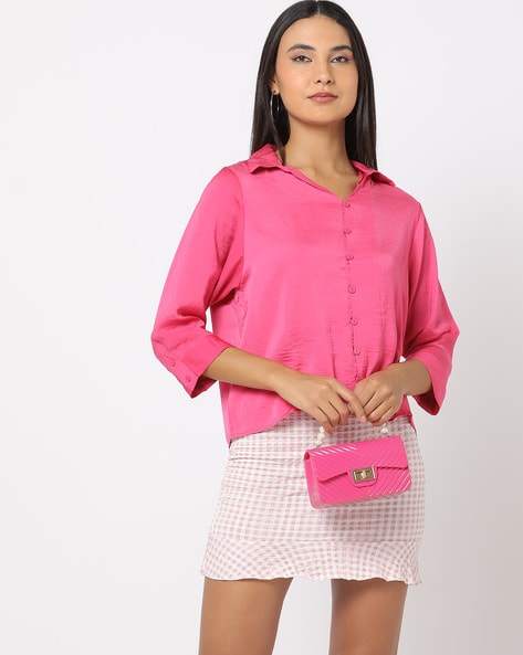 Buy Pink Tops for Women by Fig Online