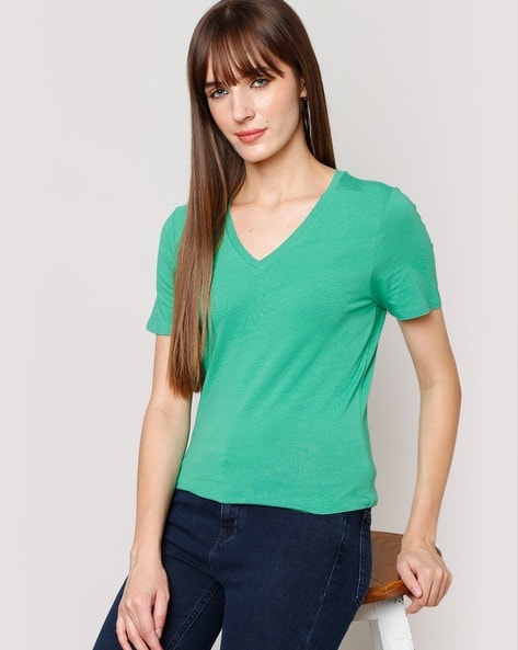 Buy Green Tshirts for Women by Marks & Spencer Online