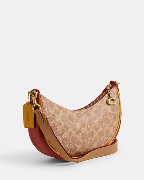 Buy Coach Mira Medium Shoulder Bag | Brown Color Women | AJIO LUXE