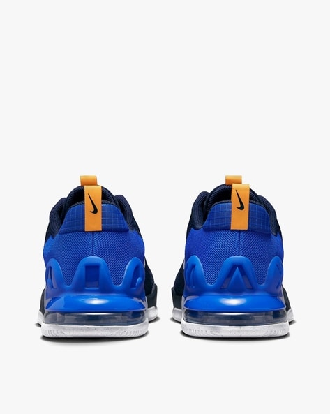 Royal blue and store orange nike shoes