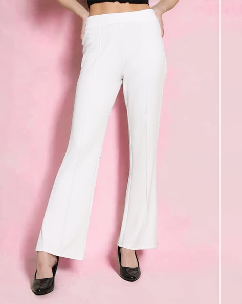 Flared trousers - Beige - Ladies | H&M IN