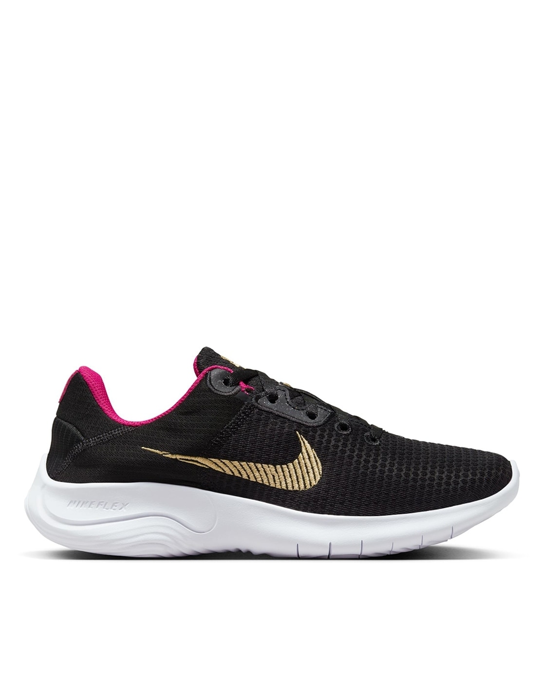 Nike flex contact store pink and black