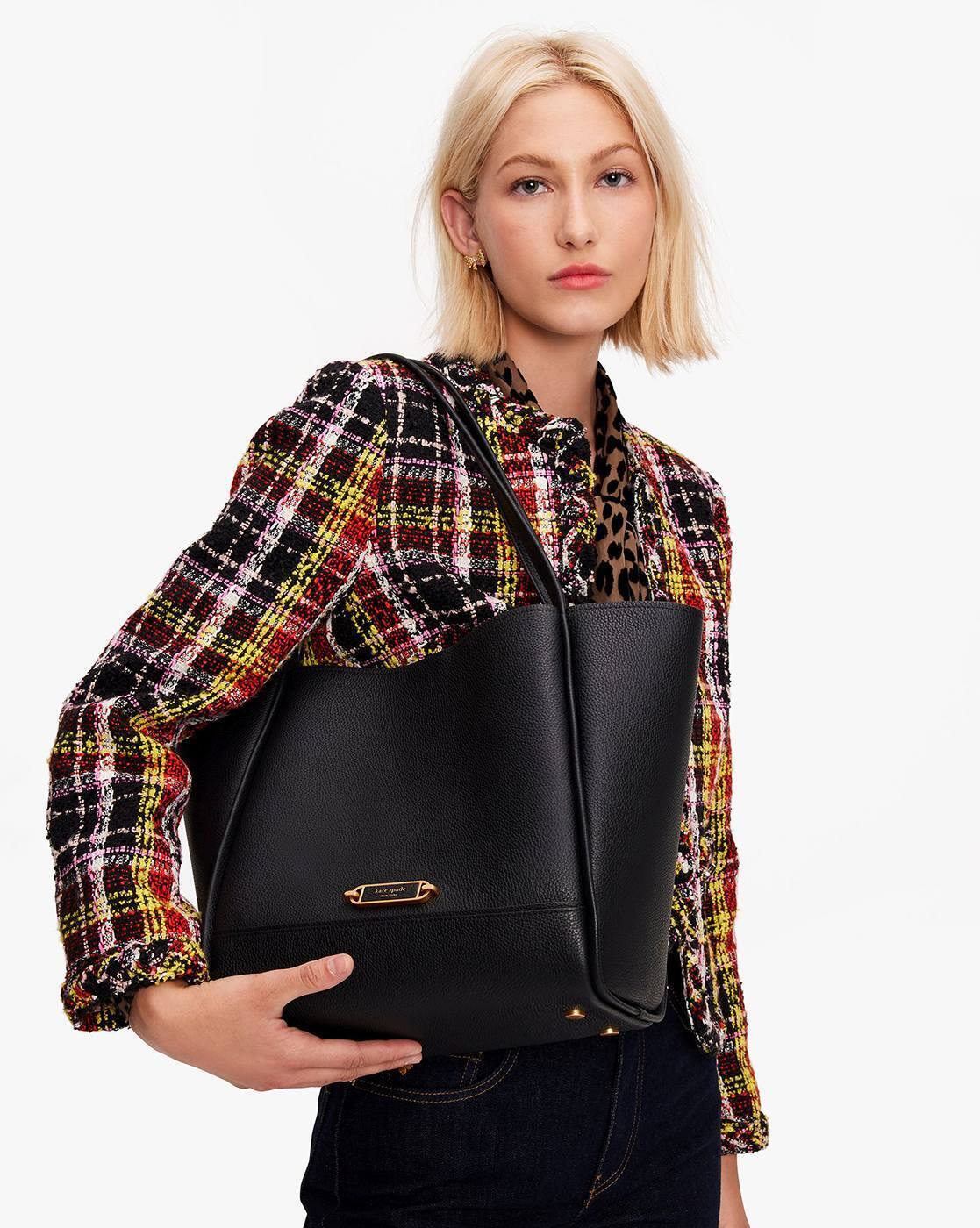 Buy KATE SPADE Gramercy Pebbled Leather Medium Tote Bag  display picture 1