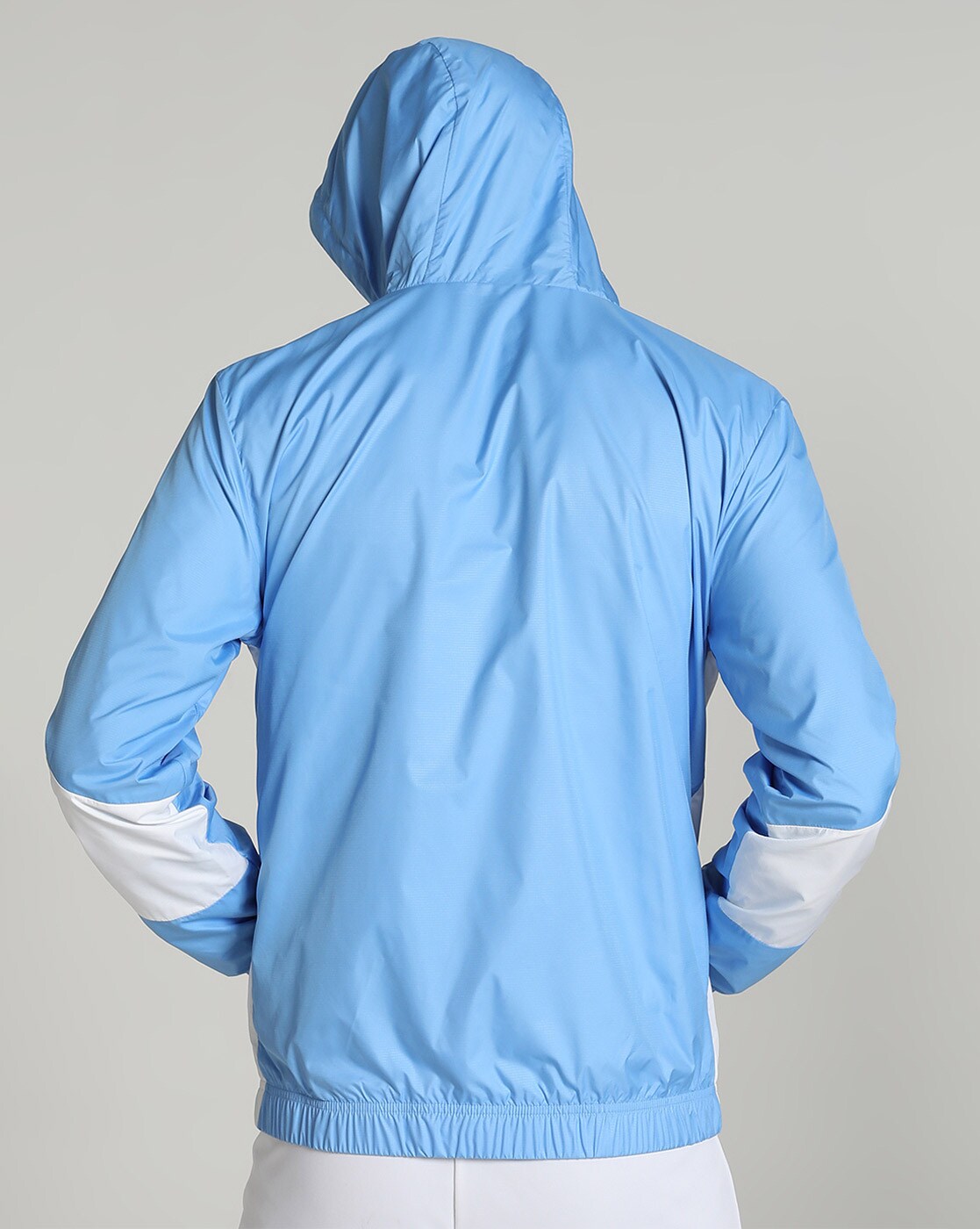Block-coloured baseball jacket - Navy blue/White - Ladies | H&M IN