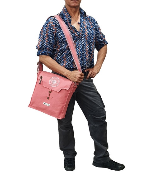 Pink man bag online