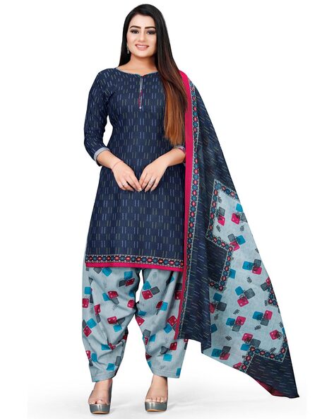 Buy Green Dress Material for Women by SALWAR STUDIO Online | Ajio.com