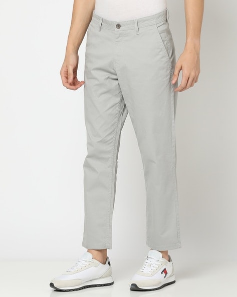 John Players Slim Fit Men Khaki Trousers - Buy John Players Slim Fit Men  Khaki Trousers Online at Best Prices in India | Flipkart.com