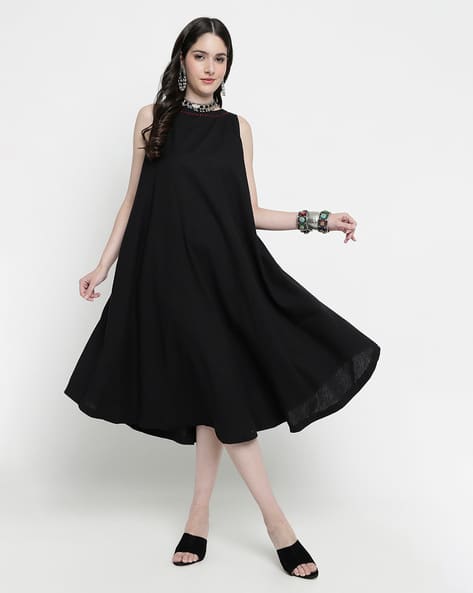 Buy Black Dresses & Gowns for Women by AAYUSIKA Online | Ajio.com 