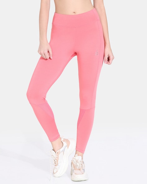 Buy Pink Leggings for Women by Zelocity Online