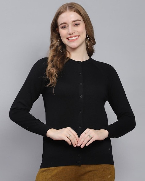 Buy black 2025 cardigan online