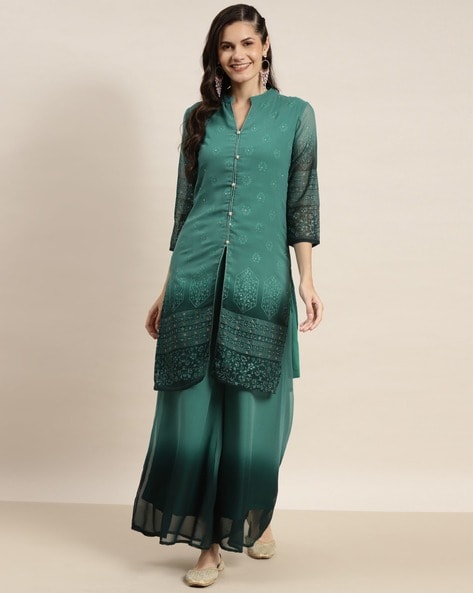 Printed Straight Kurta Set Price in India