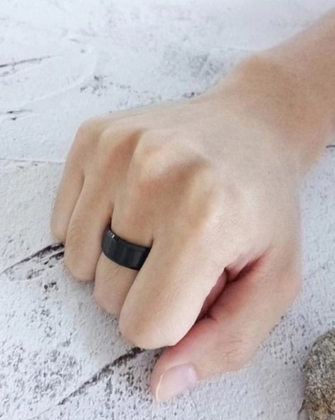 Tungsten Ring, Black Red Wedding Band, Tungsten Carbide 8mm, Mens, Wom –  Bellyssa Jewelry