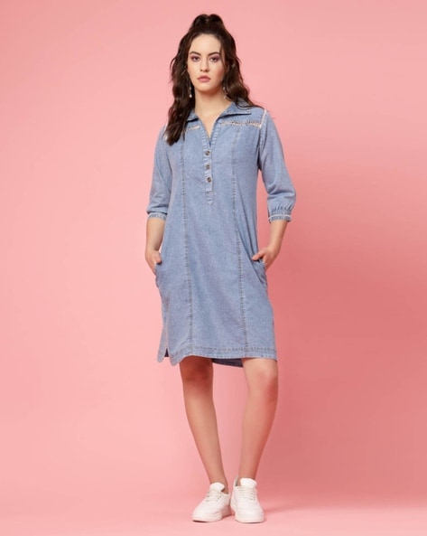 Buy Blue Dresses for Women by MELON Online