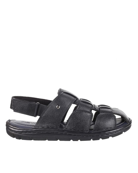 Men Multi Strap Sandals with Velcro Closure